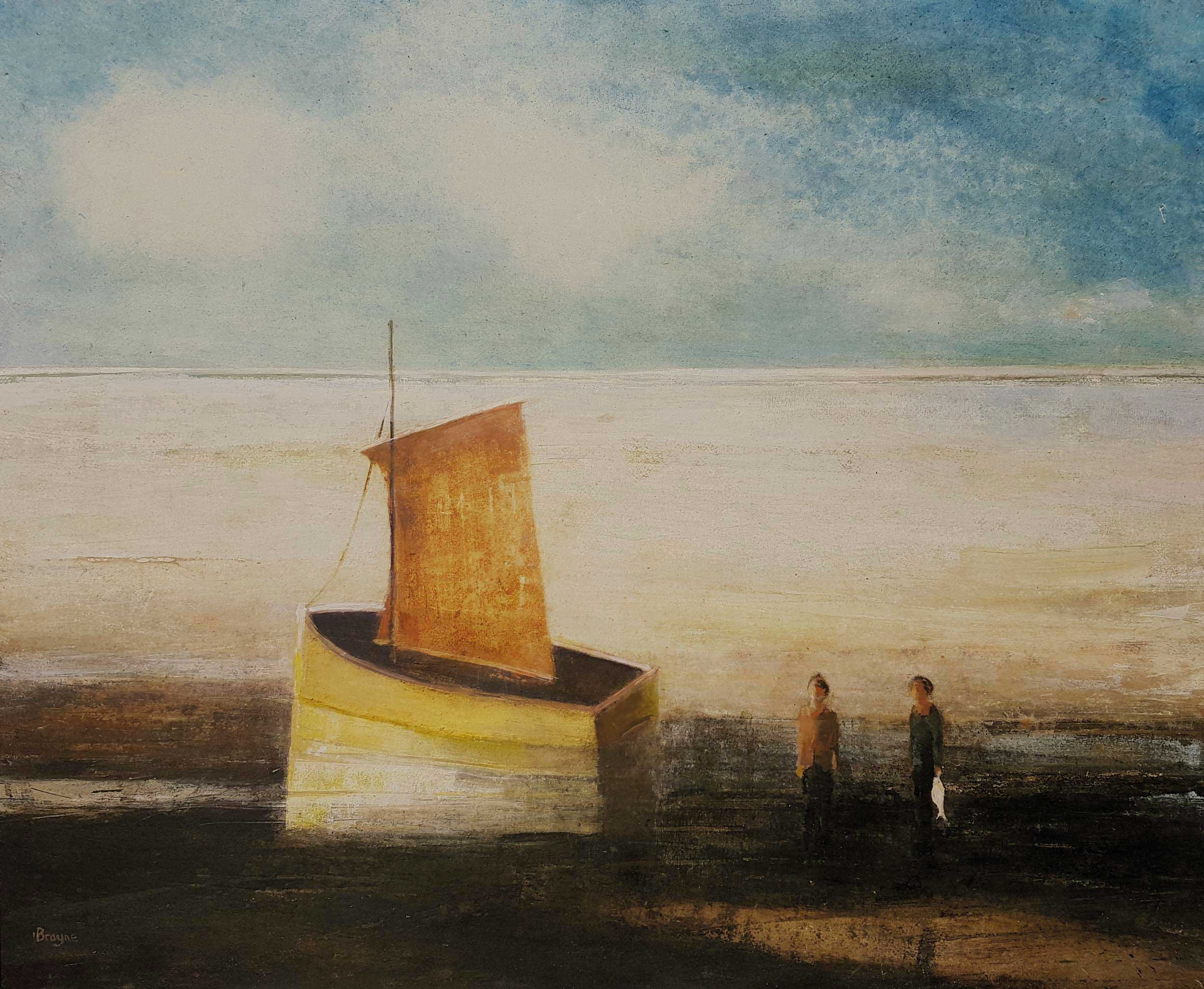 Waiting for the Tide by David Brayne RWS
