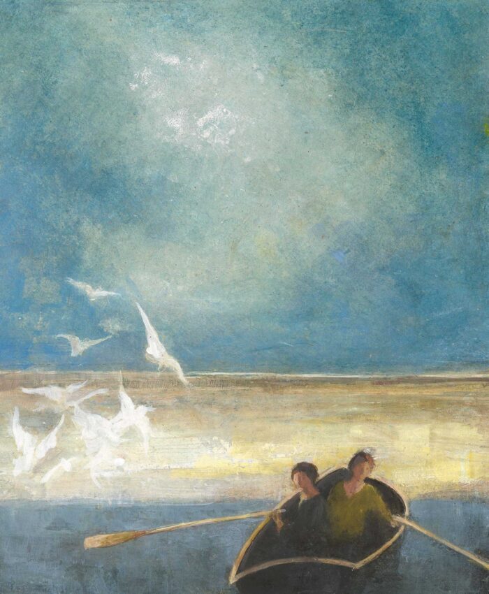 Grey Gulls by David Brayne RWS