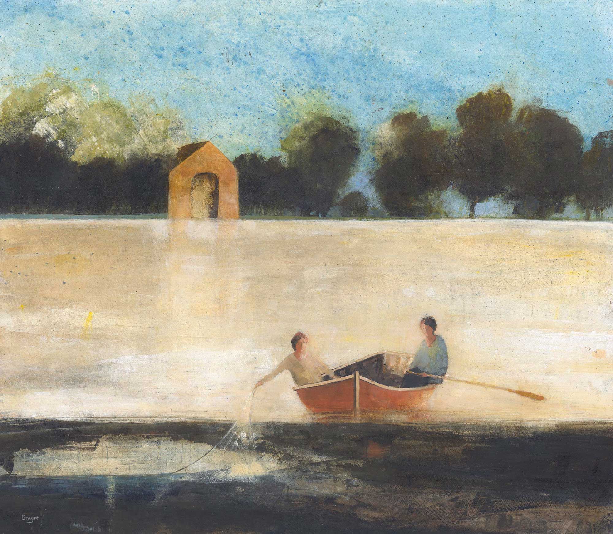 The Boat House by David Brayne RWS