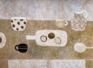 Apples & Spotted Bowl